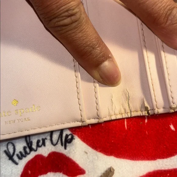 Kate Spade Blush Pink Bow Wallet - Picture 8 of 12